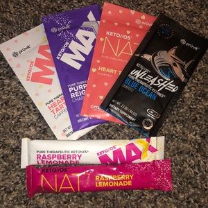 6 pack sampler of Pruvit Keto OS Max/NAT